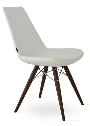 Soho Concept Eiffel Mw Dining Chair – Modern Comfort With Memory Swivel, 2-year Guarantee, Limited Stock! Walnut,White  Soho-concept-dining-chair-03276