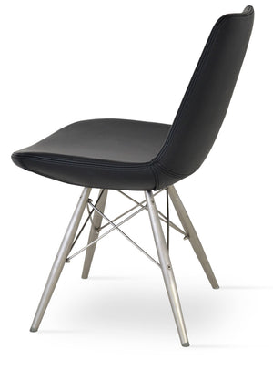 Soho Concept Eiffel Mw Dining Chair – Modern Comfort With Memory Swivel, 2-year Guarantee, Limited Stock! Black  Soho-concept-dining-chair-03258