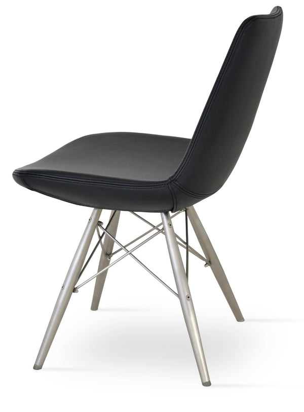Soho Concept Eiffel Mw Dining Chair – Modern Comfort With Memory Swivel, 2-year Guarantee, Limited Stock! Black  Soho-concept-dining-chair-03258
