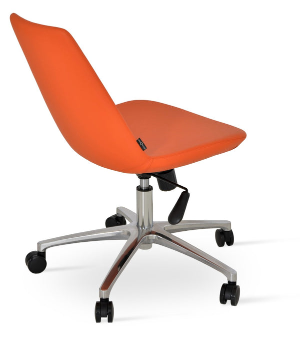 Soho Concept Eiffel Office Chairs - Stylish Leatherette Seating With Adjustable Height & 2-year Guarantee, Limited Stock Orange  Soho-concept-dining-chair-11800