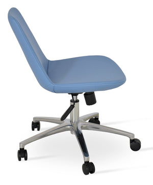 Soho Concept Eiffel Office Chairs - Stylish Leatherette Seating With Adjustable Height & 2-year Guarantee, Limited Stock Blue  Soho-concept-dining-chair-11802
