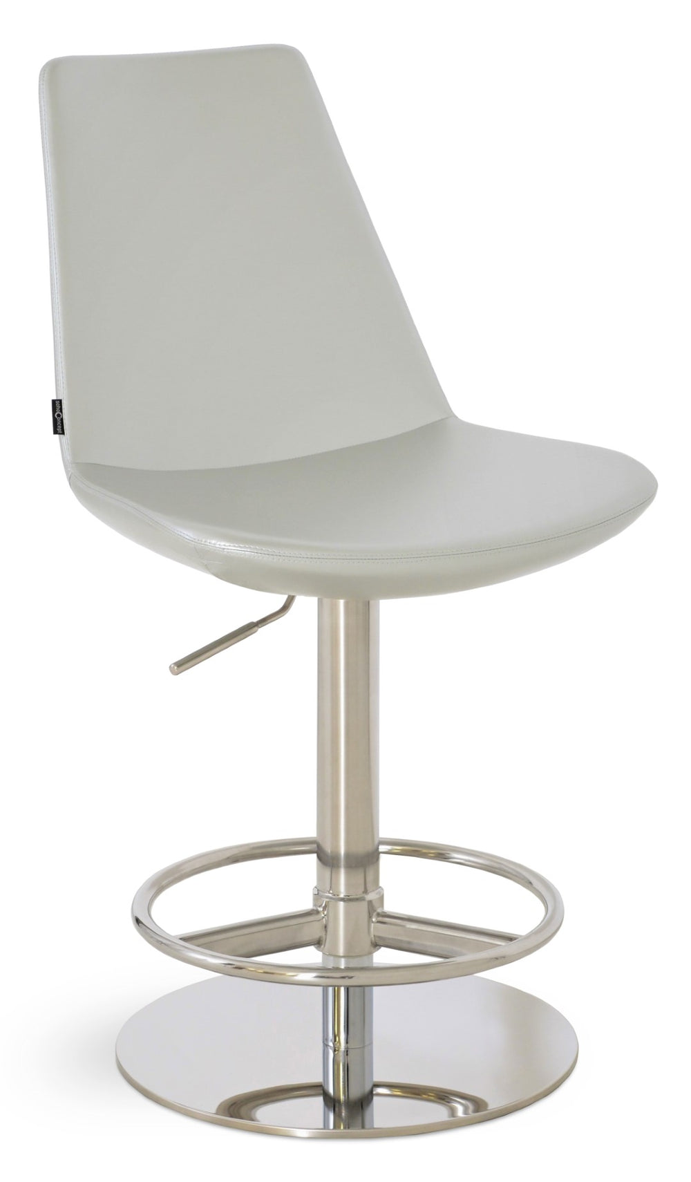 Soho Concept Eiffel Piston Barstools & Counterstools In Turquoise – Stylish Design With 10-year Fabric Guarantee! Silver  Soho-concept-dining-chair-08296