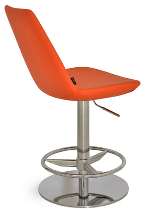 Soho Concept Eiffel Adjustable Piston Barstools & Counterstools - Stylish, Durable Seating With 5-year Guarantee! Orange  Soho-concept-dining-chair-08295