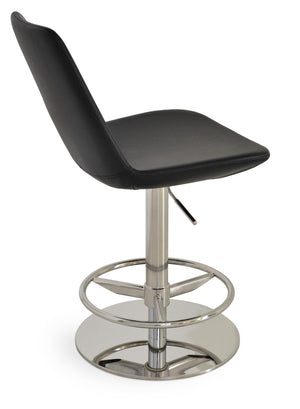 Soho Concept Eiffel Piston Barstools & Counterstools - Stylish Leatherette With 2-year Guarantee & In Stock! Black  Soho-concept-dining-chair-08298