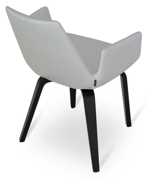 Soho Concept Eiffel Plywood Dining Chair With Luxurious Fabric Options & 10-year Guarantee - Elegant & Sturdy Silver  Soho-concept-dining-chair-03299