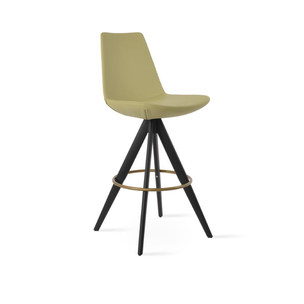 Soho Concept Eiffel Pyramid-mw Swivel Barstools & Counterstools - Stylish Metal & Wood With 10-year Guarantee Black,Brass,Green  Soho-concept-dining-chair-08322
