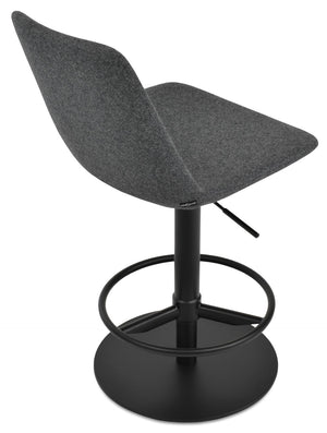 Soho Concept Eiffel Arm Barstools & Counterstools - Stylish Wool Fabric, 10-year Guarantee, Durable Designs! Dark Grey,Black  Soho-concept-dining-chair-06787