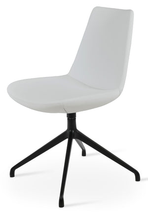 Soho Concept Eiffel Spider Swivel Chair - Stylish Leatherette Dining Chair With 2-year Guarantee & Comfort Design Black,White  Soho-concept-dining-chair-03424