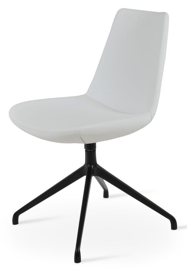 Soho Concept Eiffel Spider Swivel Chair - Stylish Leatherette Dining Chair With 2-year Guarantee & Comfort Design Black,White  Soho-concept-dining-chair-03424