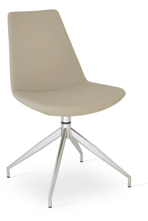 Soho Concept Eiffel Spider Swivel Chair - Modern Comfort With 5-year Guarantee, Stylish Designs For Home & Office Bone  Soho-concept-dining-chair-03405