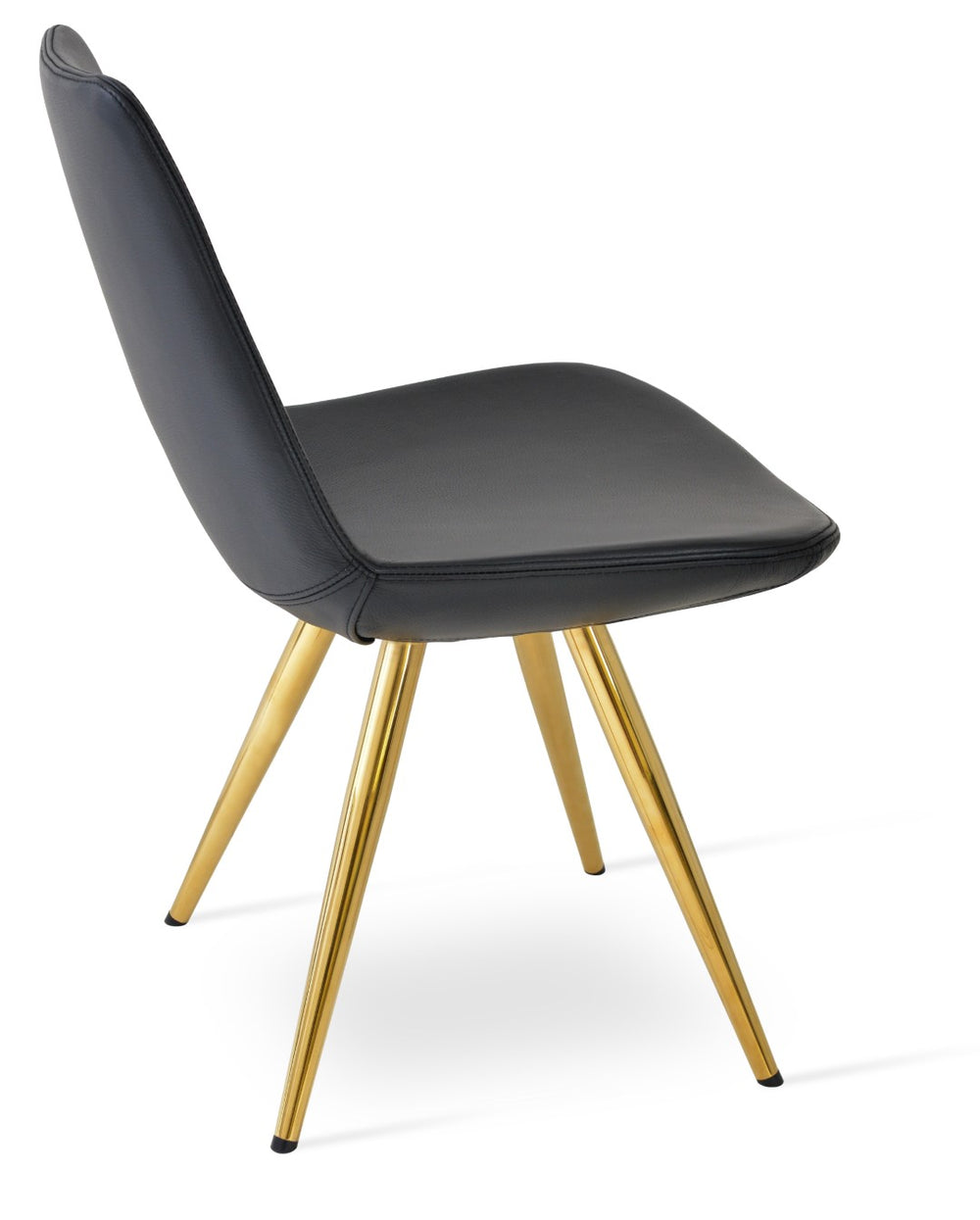 Soho Concept Eiffel Star Chair - Elegant Dining Seat In Camira Yoredale Boucle - 10-year Guarantee, Stylish Design Gold,Black  Soho-concept-dining-chair-03451
