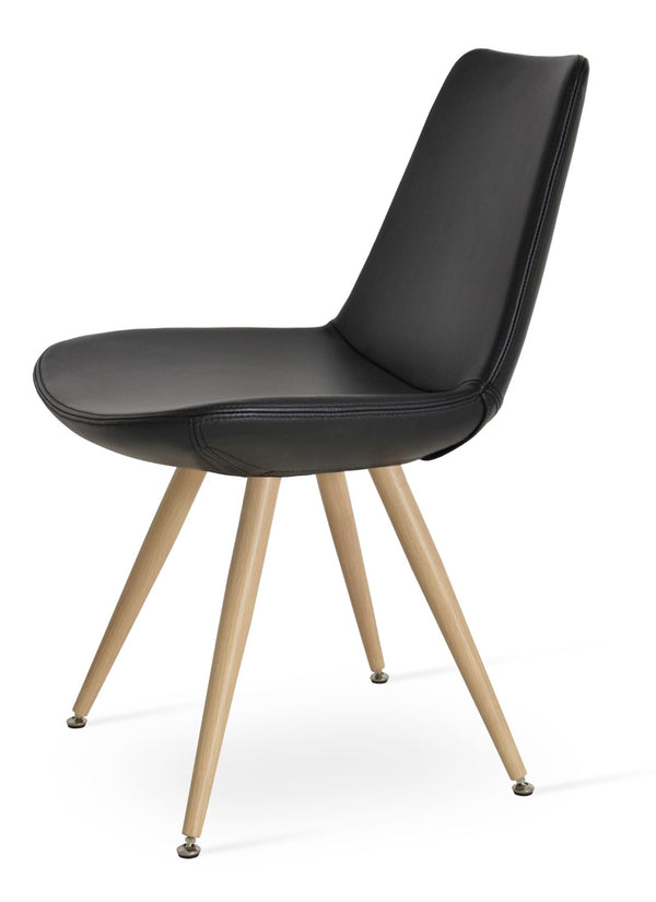 Soho Concept Eiffel Star Chair - Elegant Dining Seat In Camira Yoredale Boucle - 10-year Guarantee, Stylish Design Natural  Soho-concept-dining-chair-03456