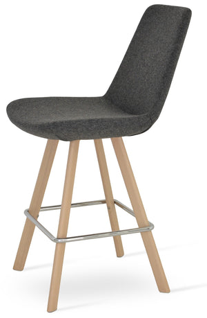 Soho Concept Eiffel Sword Barstools & Counterstools - Stylish Swivel Design With Premium Fabric & 10-year Warranty Natural,Dark Grey  Soho-concept-dining-chair-08337