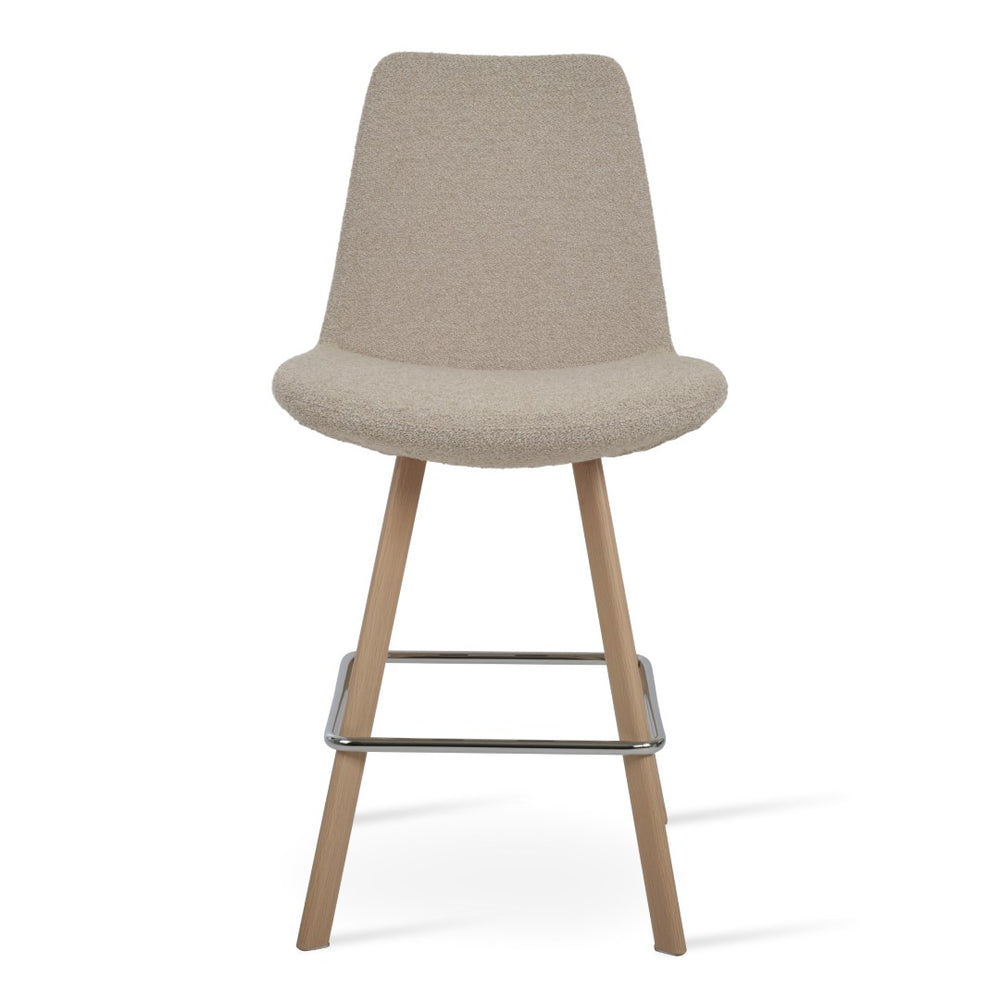 Soho Concept Eiffel Sword Barstools & Counterstools - Stylish Swivel Design With Premium Fabric & 10-year Warranty Natural,Dark Grey  Soho-concept-dining-chair-08337