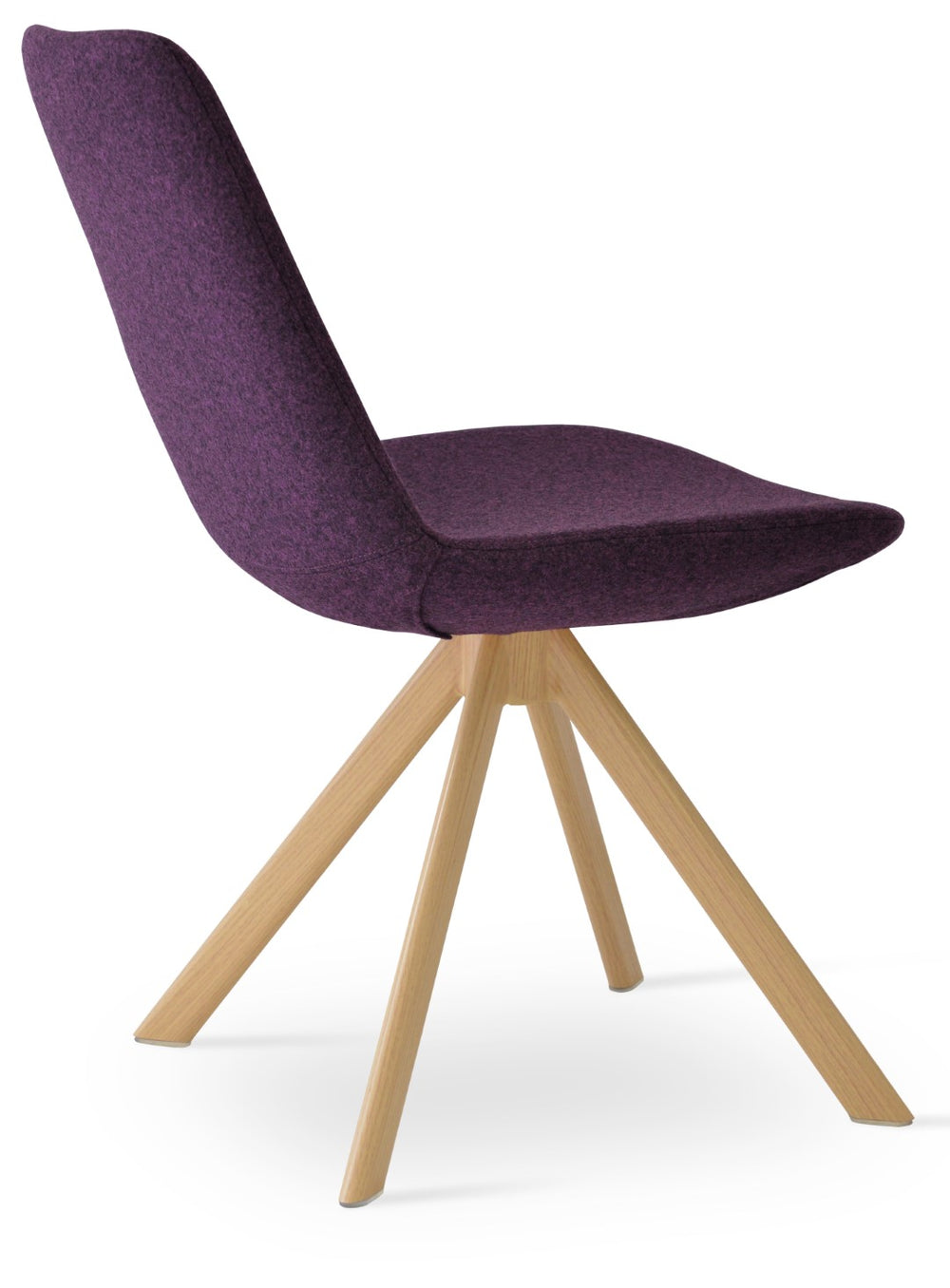 Soho Concept Eiffel Sword Swivel Dining Chair - Luxurious Camira Blazer Wool, 10-year Guarantee, Elegant Design Gold,Orange  Soho-concept-dining-chair-03523