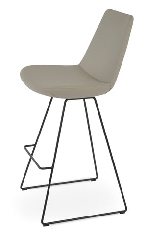 Soho Concept Eiffel Barstools & Counterstools: Stylish Wire Design, Plush Upholstery, 10-year Guarantee, 300 Lbs Capacity Black  Soho-concept-dining-chair-08343