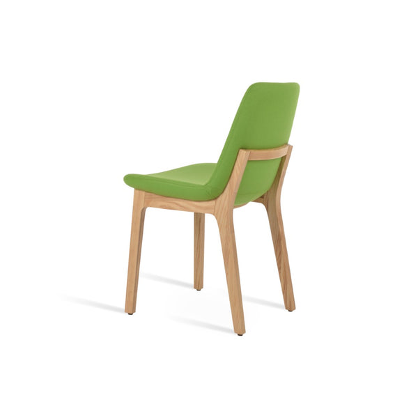 Soho Concept Eiffel Wood Chair - Premium Camira Blazer Wool Fabric, 10-year Guarantee, Durable For Commercial Use Ash,Natural  Soho-concept-dining-chair-03613