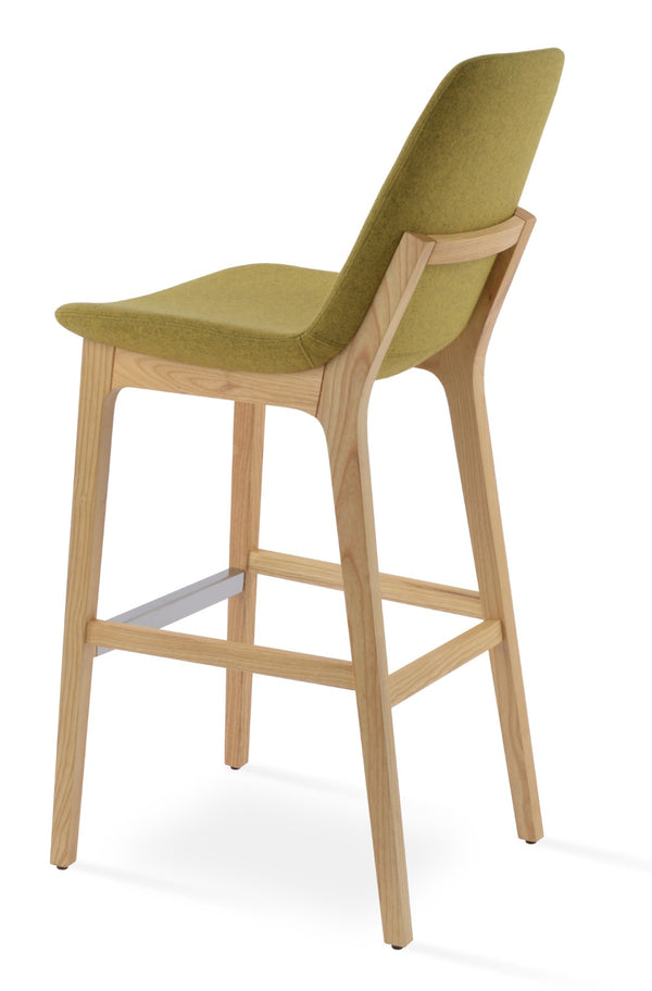 Soho Concept Eiffel Barstools & Counterstools With 10-year Guarantee - Premium Camira Wool Fabric & Solid Wood Ash  Soho-concept-dining-chair-08384