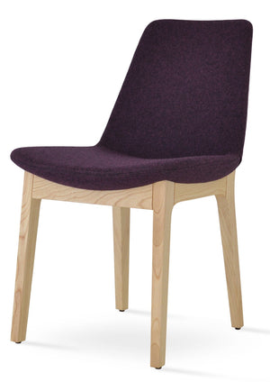 Soho Concept Eiffel Wood Chair - Premium Camira Blazer Wool Fabric, 10-year Guarantee, Durable For Commercial Use Natural,Ash  Soho-concept-dining-chair-03625