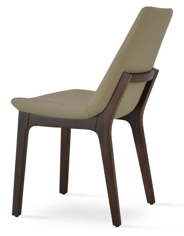 Soho Concept Eiffel Wood Chair Collection – Durable Dining Chairs With Stylish Upholstery & 5-year Guarantee Walnut  Soho-concept-dining-chair-03630