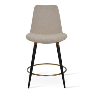 Soho Concept Eiffel Ana Barstools & Counterstools - Chic Boucle, Velvet & Nubuck Fabrics With 10-year Guarantee Black,Gold,Beige  Soho-concept-dining-chair-08047