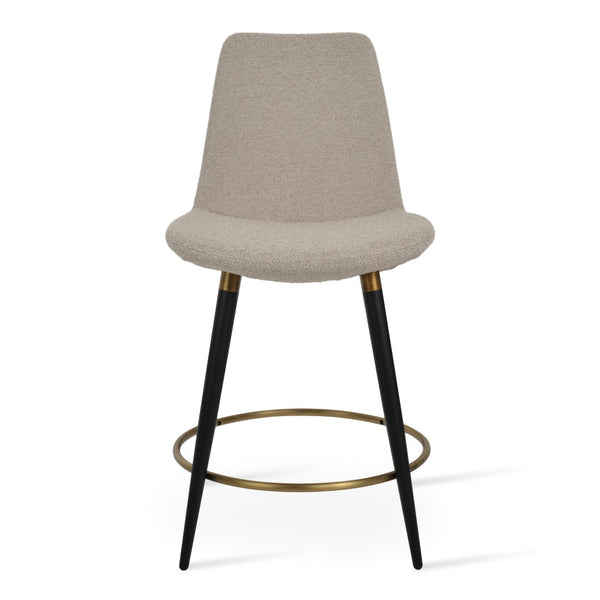 Soho Concept Eiffel Ana Barstools & Counterstools - Chic Boucle, Velvet & Nubuck Fabrics With 10-year Guarantee Black,Gold,Beige  Soho-concept-dining-chair-08047