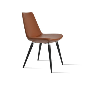 Soho Concept Eiffel Ana Chair - Stylish Dining Chair In Boucle, Velvet & Nubuck Fabrics With 10-year Guarantee! Black,Chrome  Soho-concept-dining-chair-02676
