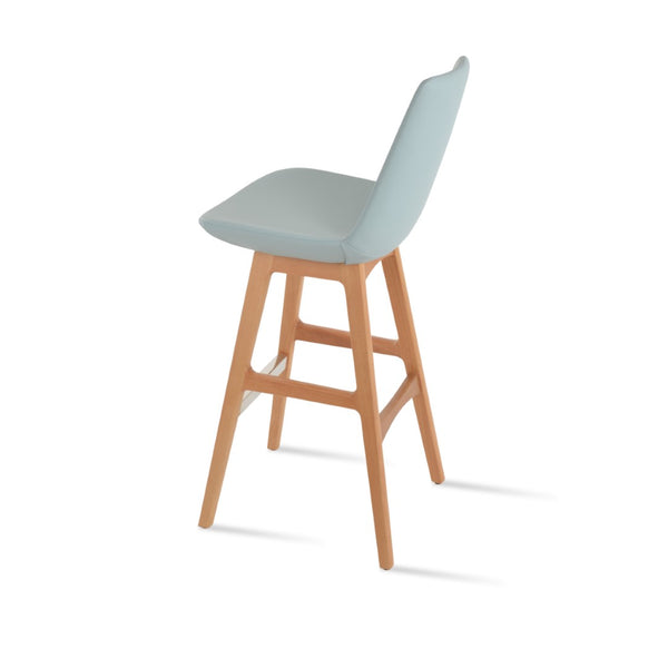 Soho Concept Eiffel Arm Barstools & Counterstools - Premium Fabrics, Solid Wood, 10-year Guarantee, Ergonomic Design Natural  Soho-concept-dining-chair-08054