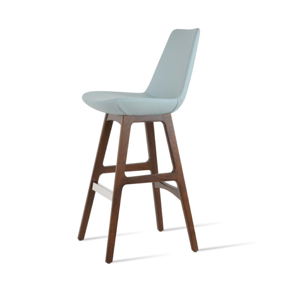 Soho Concept Eiffel Barstools & Counterstools With Elegant Fabric Options, Swivel Mechanism, And 10-year Warranty Walnut  Soho-concept-dining-chair-08052