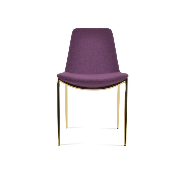 Soho Concept Eiffel Classy Armrest Dining Chair In Camira Blazer Wool & Boucle Fabric - 10-year Guarantee! Gold  Soho-concept-dining-chair-03099