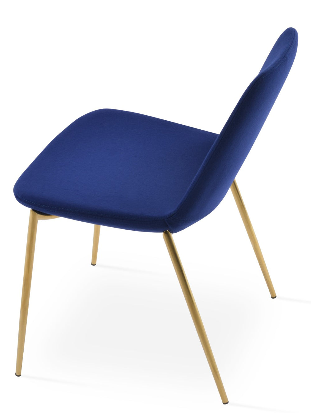 Soho Concept Eiffel Classy Chair - Stylish Dining Chair In Camira Blazer Wool, 10-year Guarantee, Made In Turkiye Gold,Blue  Soho-concept-dining-chair-03127
