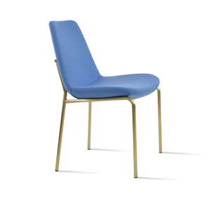 Soho Concept Eiffel Harris Chair In Dark Grey Camira Blazer Wool - Stylish Dining Seat With 10-year Guarantee Brass  Soho-concept-dining-chair-03240