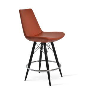 Soho Concept Eiffel Mw Barstools & Counterstools In Luxurious Fabrics - 10-year Guarantee, Modern Design & Comfort Black  Soho-concept-dining-chair-08067