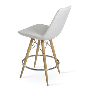 Soho Concept Eiffel Mw Barstools & Counterstools In Luxurious Fabrics - 10-year Guarantee, Modern Design & Comfort Natural,White  Soho-concept-dining-chair-06721