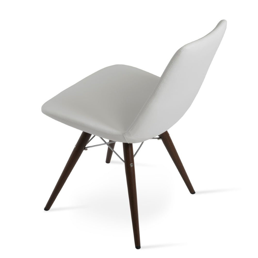Soho Concept Eiffel Mw Dining Chair – Modern Comfort With Memory Swivel, 2-year Guarantee, Limited Stock! Walnut,White  Soho-concept-dining-chair-03274