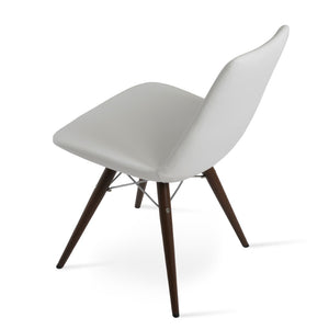 Soho Concept Eiffel Mw Dining Chair – Modern Comfort With Memory Swivel, 2-year Guarantee, Limited Stock! Walnut,White  Soho-concept-dining-chair-03274