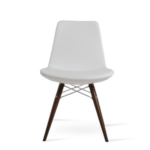 Soho Concept Eiffel Mw Dining Chair – Modern Comfort With Memory Swivel, 2-year Guarantee, Limited Stock! Walnut,White  Soho-concept-dining-chair-03274