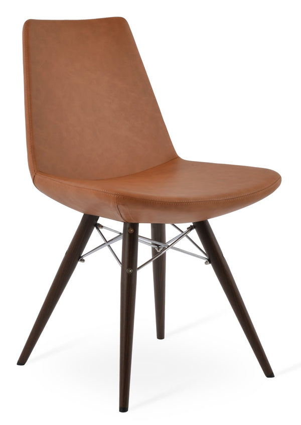 Soho Concept Eiffel Mw Dining Chair – Modern Comfort With Memory Swivel, 2-year Guarantee, Limited Stock! Walnut  Soho-concept-dining-chair-03280