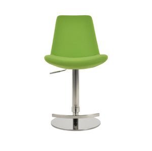 Soho Concept Eiffel Adjustable Piston Barstools In Premium Camira Wool Fabric – 10-year Guarantee, Stylish & Durable Chrome  Soho-concept-dining-chair-08075