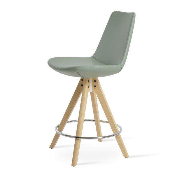 Soho Concept Eiffel Pyramid Wood Barstools & Counterstools - Elegant Upholstery, Solid Wood, 10-year Guarantee! Natural,Ash  Soho-concept-dining-chair-08094