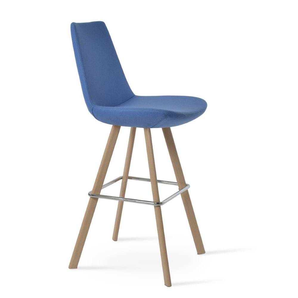 Soho Concept Eiffel Swivel Barstools & Counterstools - Premium Camira Wool Fabric, 10-year Guarantee, Elegant Design Natural  Soho-concept-dining-chair-08102