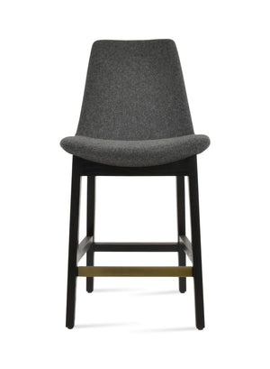 Soho Concept Eiffel Barstools & Counterstools With 10-year Guarantee - Premium Camira Wool Fabric & Solid Wood Ash,Dark Grey  Soho-concept-dining-chair-08113