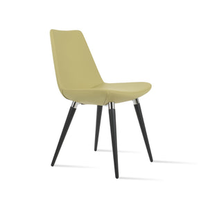 Soho Concept Eiffel Ana Chair - Stylish Dining Chair In Boucle, Velvet & Nubuck Fabrics With 10-year Guarantee! Green,Black,Chrome  Soho-concept-dining-chair-02693