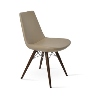 Soho Concept Eiffel Mw Dining Chair – Modern Comfort With Memory Swivel, 2-year Guarantee, Limited Stock! Walnut  Soho-concept-dining-chair-03275