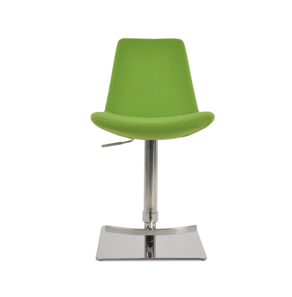 Soho Concept Eiffel Adjustable Piston Barstools In Premium Camira Wool Fabric – 10-year Guarantee, Stylish & Durable Pistachio  Soho-concept-dining-chair-08033