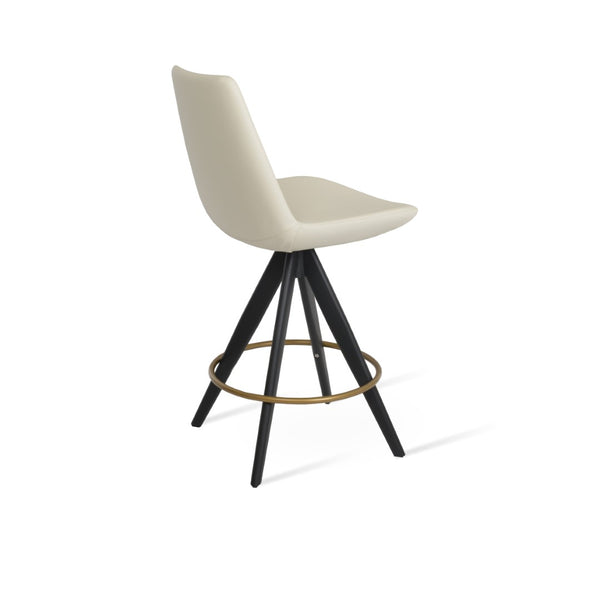 Soho Concept Eiffel Pyramid-mw Swivel Barstools & Counterstools - Stylish Metal & Wood With 10-year Guarantee Black,Cream  Soho-concept-dining-chair-06715