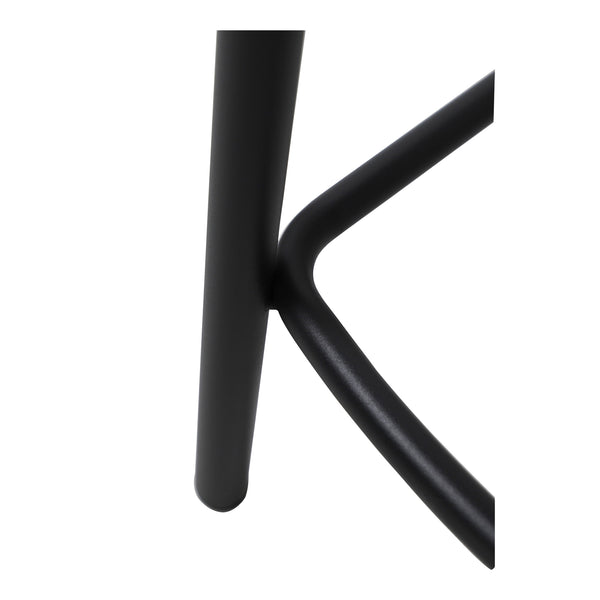 Moe's Home Emily Counter Stool - Cozy Design With Sturdy Metal Legs, Perfect For Any Interior Style And Space Purple Upholstery, 100% Polyester,Steel Legs Ej-1046-38