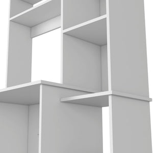 English Elm Versalles Writing Desk - Crisp White Design With Two Shelves, Five Cubbies For Organized Workspace B07092000-GIGA