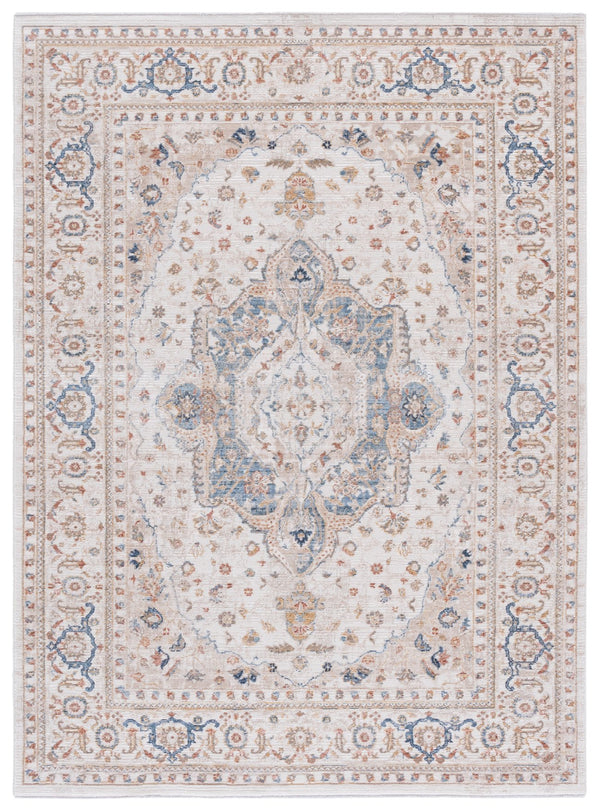 Safavieh Ellwood Elegant Traditional Runner Rug In Sophisticated Ivory And Blue For Timeless Home Decor Ivory ,Blue Polyester Eld210a-5