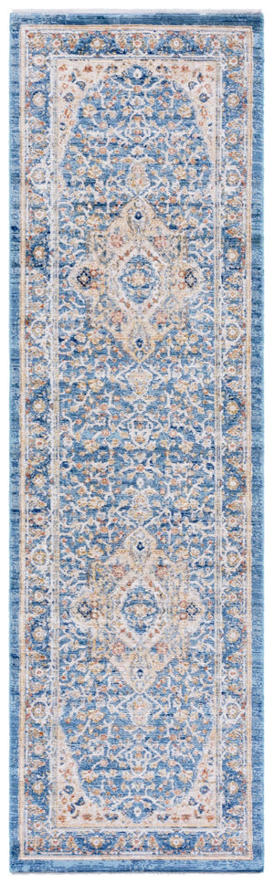 Safavieh Ellwood Elegant Traditional Area Rug - Timeless Power Loomed Design For Living Room & Office Decor Navy ,Beige Polyester Eld210n-4
